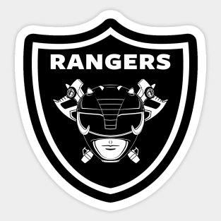 Rangers Superhero Sports Team Parody Mashup Sticker